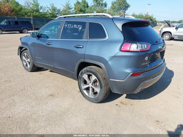 2019 Jeep Cherokee Limited 4x4 მანქანა იყიდება აუქციონზე, vin: 1C4PJMDX5KD461796, აუქციონის ნომერი: 45529672