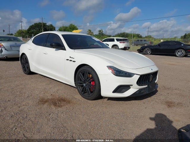 2023 Maserati Ghibli Modena მანქანა იყიდება აუქციონზე, vin: ZAM57YSM0PX423691, აუქციონის ნომერი: 45529675