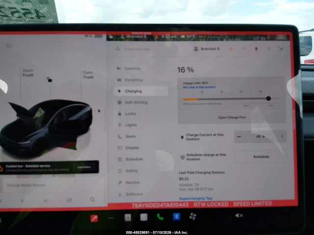 Продажа на аукционе авто 2026 Tesla Model Y Premium Rear-wheel Drive/rear-wheel Drive, vin: 7SAYGDED4TA610443, номер лота: 45529891