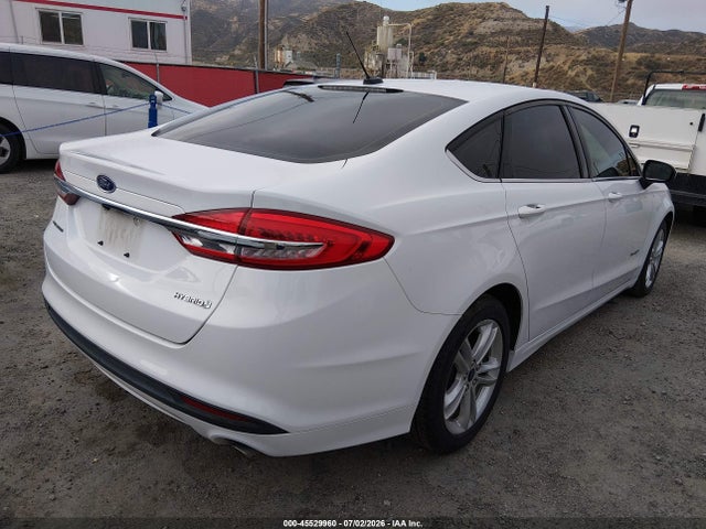 3FA6P0UU0JR209457 Ford Fusion Hybrid S