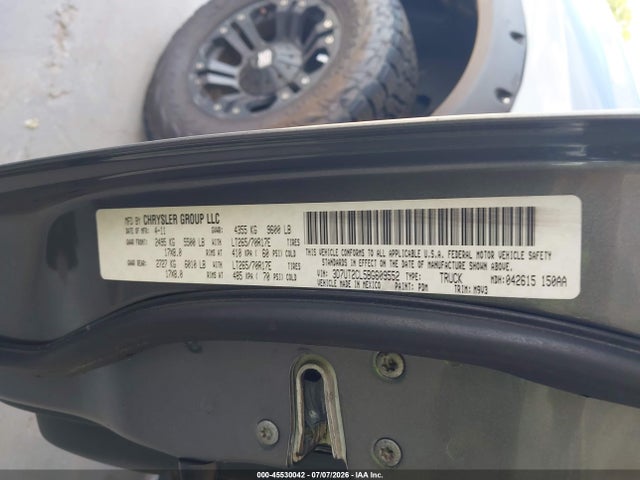 45530042 :رقم المزاد ، 3D7UT2CL5BG609552 vin ، 2011 Ram Ram 2500 Slt مزاد بيع