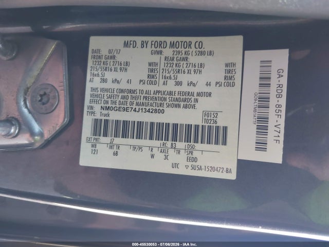 Ford Transit Connect Xl 2018 NM0GE9E74J1342800 Image 9