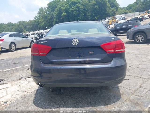 2013 Volkswagen Passat 2.5l Se მანქანა იყიდება აუქციონზე, vin: 1VWBP7A34DC131181, აუქციონის ნომერი: 45530209