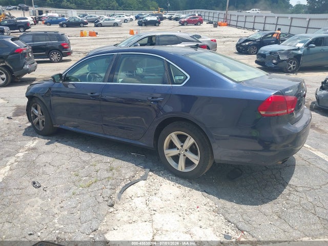 2013 Volkswagen Passat 2.5l Se მანქანა იყიდება აუქციონზე, vin: 1VWBP7A34DC131181, აუქციონის ნომერი: 45530209