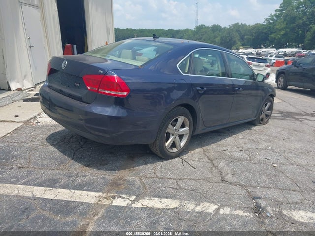 2013 Volkswagen Passat 2.5l Se მანქანა იყიდება აუქციონზე, vin: 1VWBP7A34DC131181, აუქციონის ნომერი: 45530209