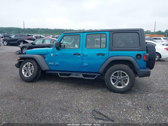 45530267 :رقم المزاد ، 1C4HJXDG8LW118220 vin ، 2020 Jeep Wrangler Unlimited Sport 4x4 مزاد بيع