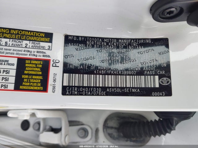 Toyota CAMRY LE 2014 4T4BF1FK4ER399602 Image 9