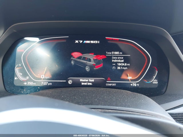 Aukcja sprzedaży 2022 Bmw X7 M50i, vin: 5UXCX6C0XN9L50647, numer aukcji: 45530320