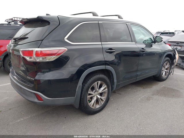 2014 Toyota Highlander Xle V6 მანქანა იყიდება აუქციონზე, vin: 5TDJKRFH1ES053388, აუქციონის ნომერი: 45530338