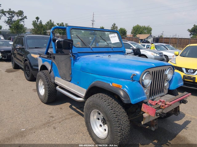 45530438 :رقم المزاد ، 1JCCM85A3BT008983 vin ، 1981 Jeep Jeep Cj5 مزاد بيع