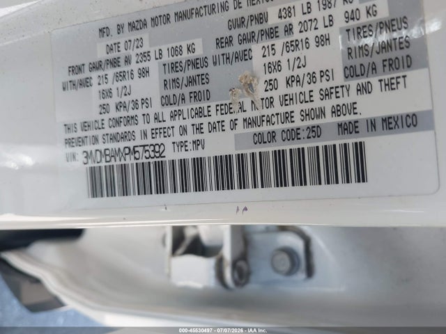 Mazda Cx-30 2.5 S 2023 3MVDMBAMXPM575392 Image 9