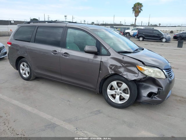 Продажа на аукционе авто 2013 Toyota Sienna Le V6 8 Passenger, vin: 5TDKK3DC0DS397091, номер лота: 45530507