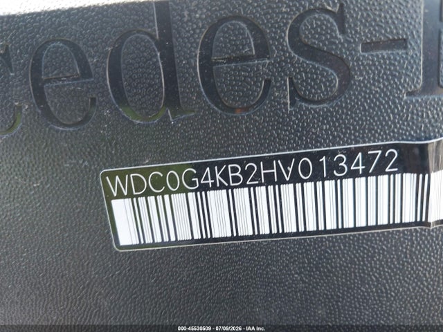 Aukcja sprzedaży 2017 Mercedes-benz Glc 300 4matic, vin: WDC0G4KB2HV013472, numer aukcji: 45530509