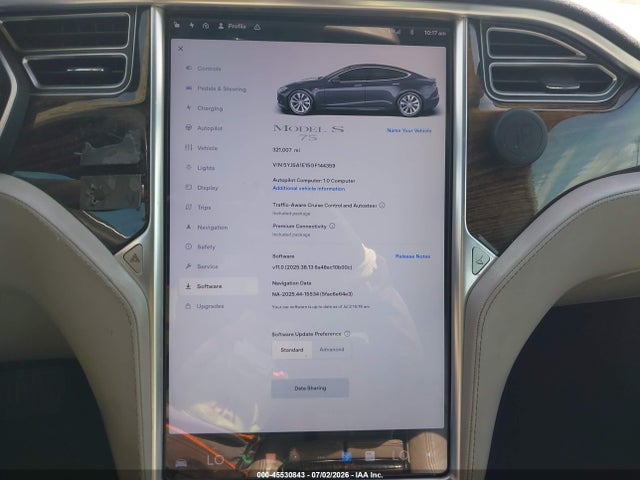 Tesla Model S 60/70/75/85 2016 5YJSA1E15GF144359 Image 7