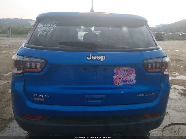 45531038 :رقم المزاد ، 3C4NJDAB6KT630847 vin ، 2019 Jeep Compass Sport 4x4 مزاد بيع