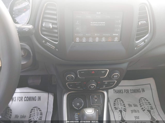 45531038 :رقم المزاد ، 3C4NJDAB6KT630847 vin ، 2019 Jeep Compass Sport 4x4 مزاد بيع