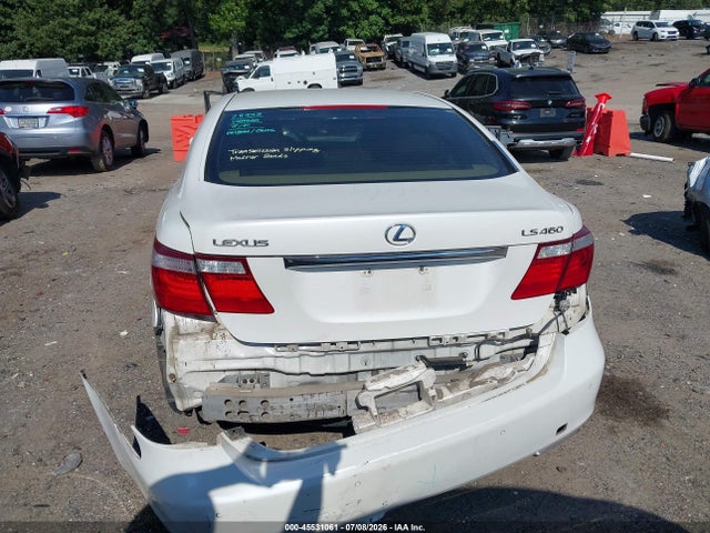 2007 Lexus Ls 460 მანქანა იყიდება აუქციონზე, vin: JTHBL46FX75015040, აუქციონის ნომერი: 45531061