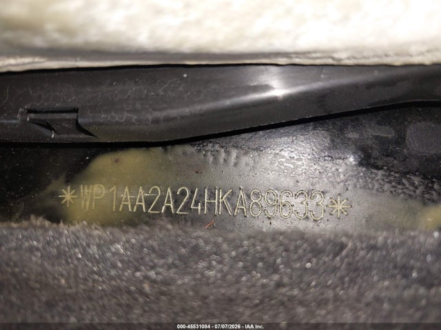 Aukcja sprzedaży 2017 Porsche Cayenne, vin: WP1AA2A24HKA89633, numer aukcji: 45531084