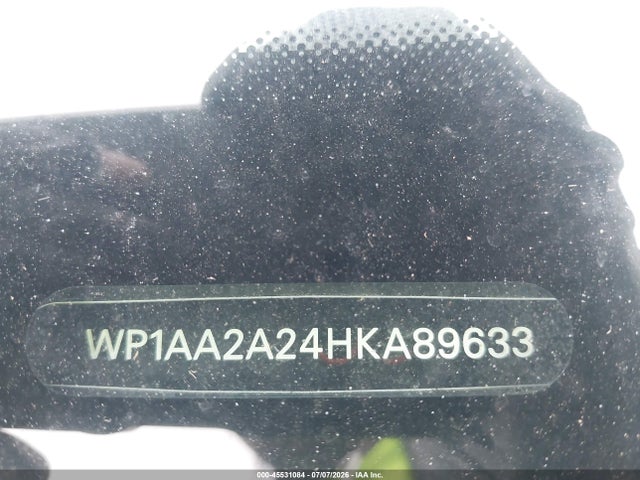 Aukcja sprzedaży 2017 Porsche Cayenne, vin: WP1AA2A24HKA89633, numer aukcji: 45531084