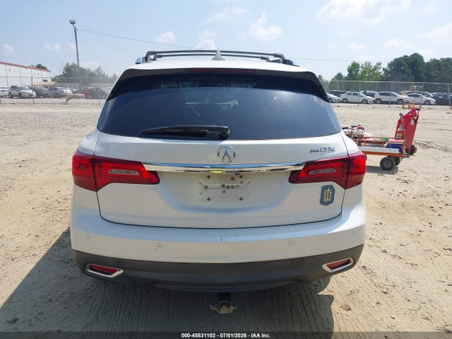 45531102 :رقم المزاد ، 5FRYD3H84EB003963 vin ، 2014 Acura Mdx Advance Pkg W/entertainment Pkg مزاد بيع
