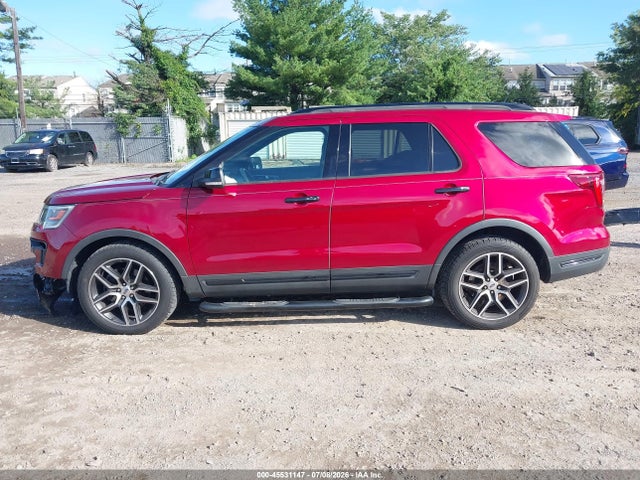 45531147 :رقم المزاد ، 1FM5K8GT5JGC34718 vin ، 2018 Ford Explorer Sport مزاد بيع