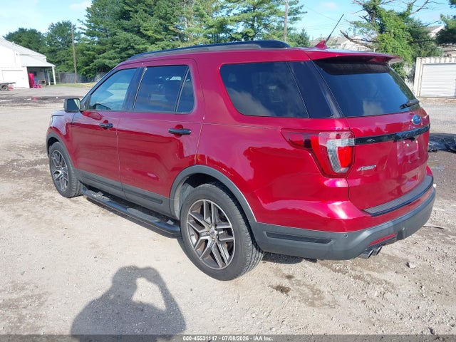45531147 :رقم المزاد ، 1FM5K8GT5JGC34718 vin ، 2018 Ford Explorer Sport مزاد بيع