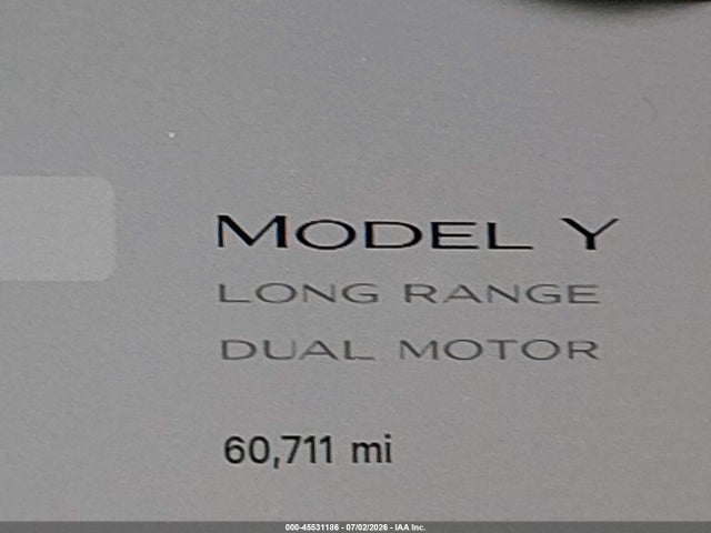 Продаж на аукціоні авто 2021 Tesla Model Y Long Range Dual Motor All-wheel Drive, vin: 5YJYGDEE2MF294390, номер лоту: 45531186