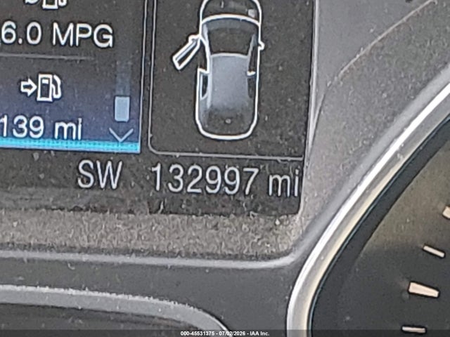 45531375 :رقم المزاد ، 1FMCU0H94DUD54909 vin ، 2013 Ford Escape Sel مزاد بيع