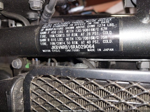 Kawasaki Vn1700 B 2024 JKBVNRB16RA029064 Image 10