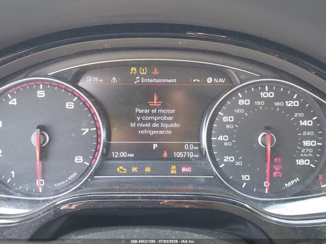 45531390 :رقم المزاد ، WAUR2AFD2EN004611 vin ، 2014 Audi A8 L 4.0t مزاد بيع