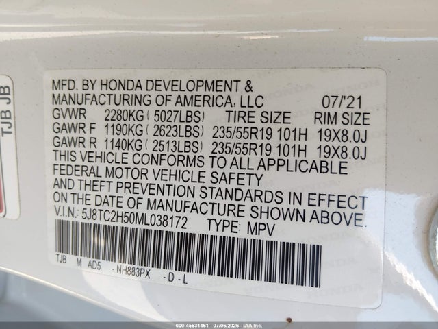 Acura Rdx Technology Package 2021 5J8TC2H50ML038172 Image 9