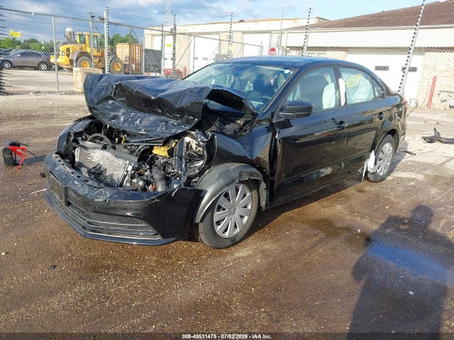 2015 Volkswagen Jetta 2.0l S მანქანა იყიდება აუქციონზე, vin: 3VW2K7AJ7FM356998, აუქციონის ნომერი: 45531475
