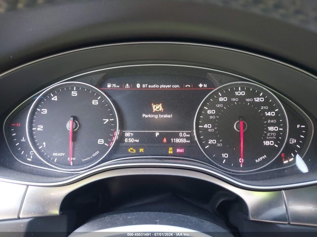 2018 Audi A6 3.0t Premium Plus მანქანა იყიდება აუქციონზე, vin: WAUG3AFC7JN007929, აუქციონის ნომერი: 45531491