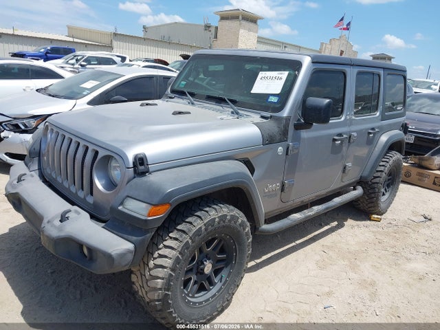 1C4HJXDG1JW112577 Jeep Wrangler Unlimited Sport S 4x4