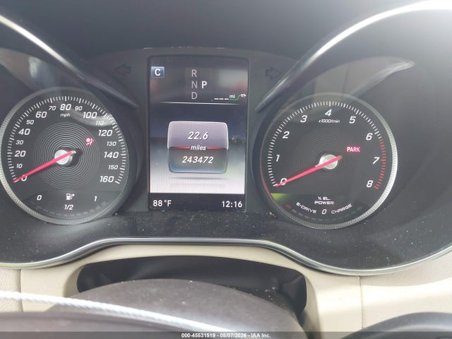 45531519 :رقم المزاد ، 55SWF4HB6GU064124 vin ، 2016 Mercedes-benz C 350e Luxury مزاد بيع