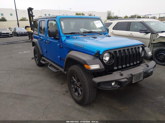 45531532 :رقم المزاد ، 1C4HJXDG1PW531165 vin ، 2023 Jeep Wrangler 4-door Willys Sport 4x4 مزاد بيع
