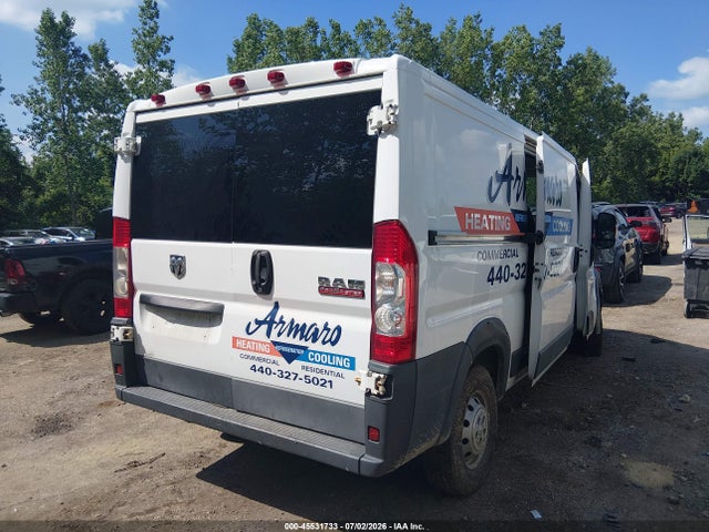 Aukcja sprzedaży 2017 Ram Promaster 1500 Low Roof 136 Wb, vin: 3C6TRVAG1HE509763, numer aukcji: 45531733