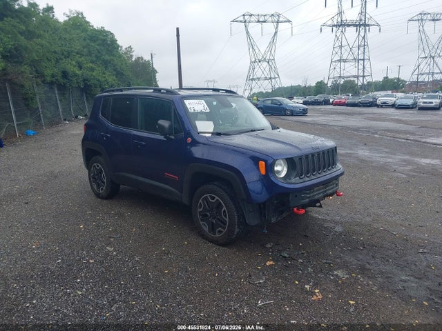 2016 Jeep Renegade Trailhawk მანქანა იყიდება აუქციონზე, vin: ZACCJBCT7GPE06521, აუქციონის ნომერი: 45531824