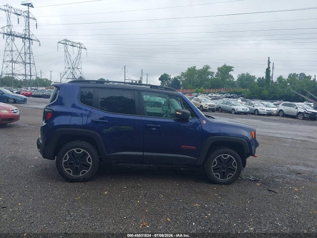 2016 Jeep Renegade Trailhawk მანქანა იყიდება აუქციონზე, vin: ZACCJBCT7GPE06521, აუქციონის ნომერი: 45531824