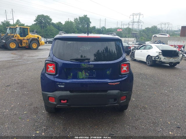 2016 Jeep Renegade Trailhawk მანქანა იყიდება აუქციონზე, vin: ZACCJBCT7GPE06521, აუქციონის ნომერი: 45531824
