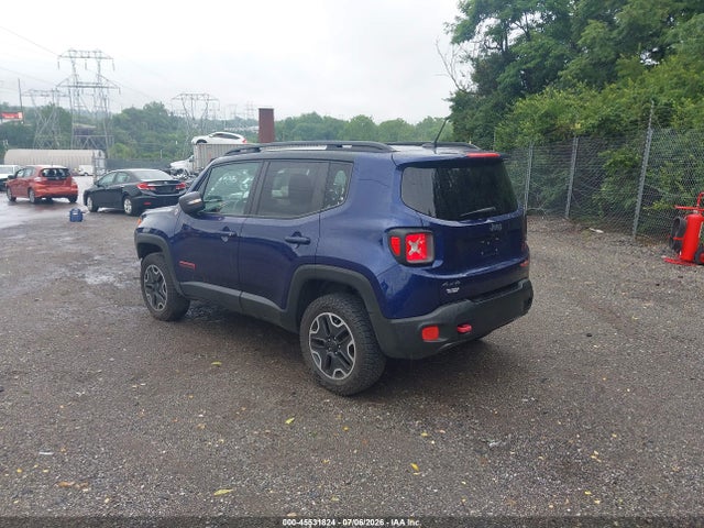 2016 Jeep Renegade Trailhawk მანქანა იყიდება აუქციონზე, vin: ZACCJBCT7GPE06521, აუქციონის ნომერი: 45531824