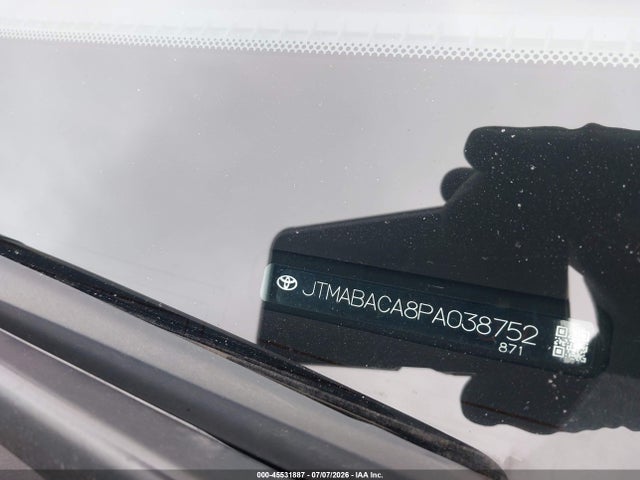 Продажа на аукционе авто 2023 Toyota Bz4x Xle, vin: JTMABACA8PA038752, номер лота: 45531887