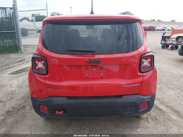 Aukcja sprzedaży 2015 Jeep Renegade Trailhawk, vin: ZACCJBCTXFPB49451, numer aukcji: 45532006