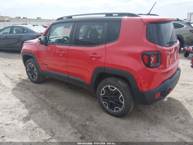 Aukcja sprzedaży 2015 Jeep Renegade Trailhawk, vin: ZACCJBCTXFPB49451, numer aukcji: 45532006