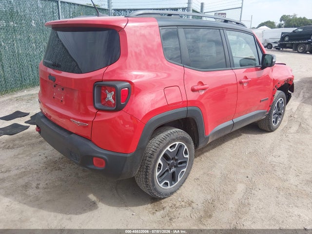 Aukcja sprzedaży 2015 Jeep Renegade Trailhawk, vin: ZACCJBCTXFPB49451, numer aukcji: 45532006