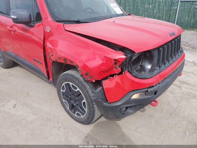 Aukcja sprzedaży 2015 Jeep Renegade Trailhawk, vin: ZACCJBCTXFPB49451, numer aukcji: 45532006