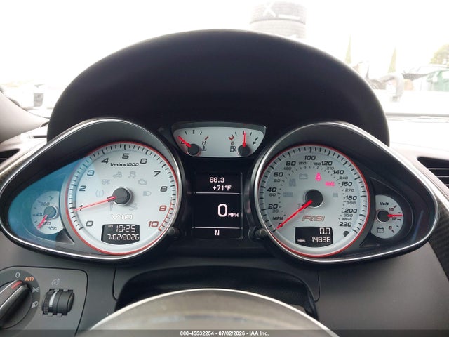 45532254 :رقم المزاد ، WUAVNAFG9CN002938 vin ، 2012 Audi R8 5.2l مزاد بيع