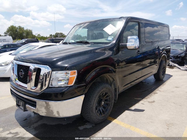 45532325 :رقم المزاد ، 5BZBF0AA1MN850226 vin ، 2021 Nissan Nv Passenger Nv3500 Hd Sv مزاد بيع