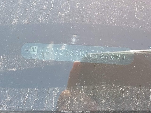 45532369 :رقم المزاد ، 1G11J5SX0EF187665 vin ، 2014 Chevrolet Malibu 2lz مزاد بيع