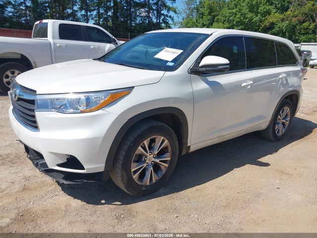 2015 Toyota Highlander Le Plus V6 მანქანა იყიდება აუქციონზე, vin: 5TDZKRFH3FS119380, აუქციონის ნომერი: 45532403